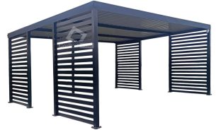 CarPort PREMIUM - wiata samochodowa 5x5 - antracyt   CP115