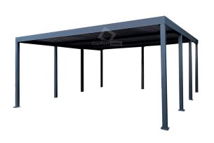 CarPort PREMIUM - wiata samochodowa 6x6 - antracyt  CP129